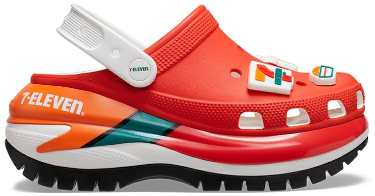 x Crocs 7-ELEVEN Classic Crush Clog 'Red' 208273-610 Order x Crocs 7-ELEVEN Classic Crush Clog 'Red' 208273-610