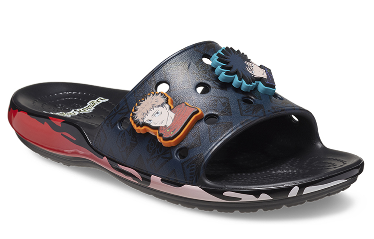x Crocs Jujutsu Kaisen Slides 'Black' 圖 3