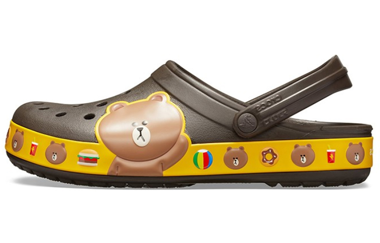 x Crocs Line Friends Beach Brown Unisex Sandals 205791-206