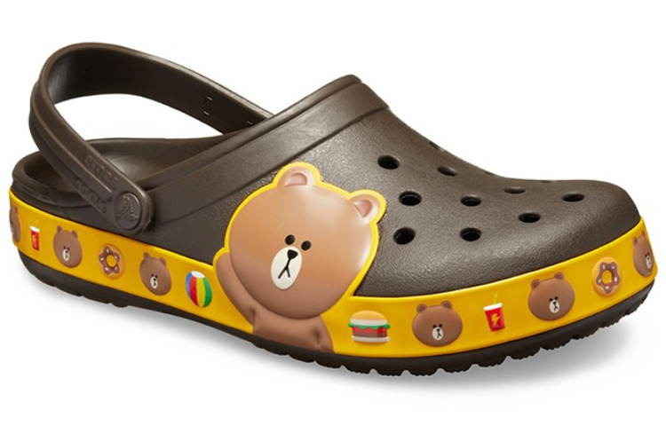 Order x Crocs Line Friends Strand Bruin Unisex Sandalen 205791-206