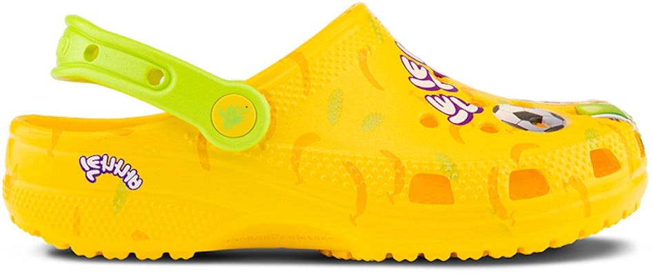 農心 X Crocs 經典洞洞鞋 香蕉球 克洛格沙灘洞洞鞋 黃色 Order 農心 X Crocs 經典洞洞鞋 香蕉球 克洛格沙灘洞洞鞋 黃色