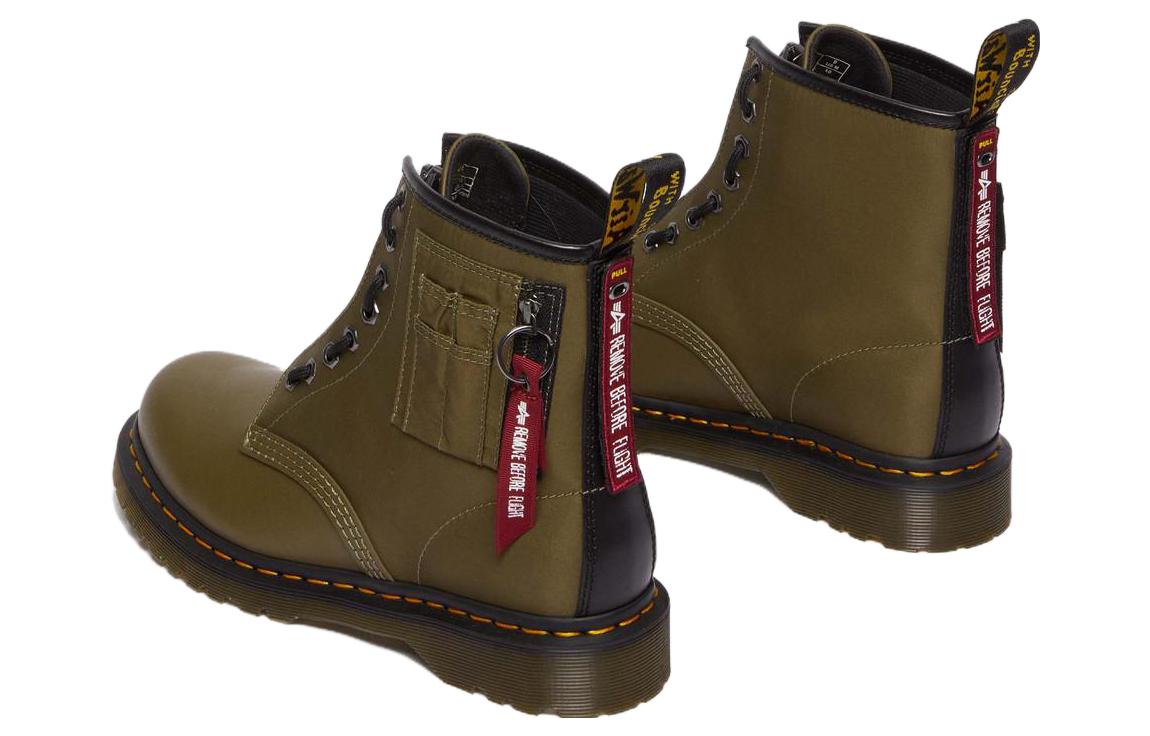 x Dr. Martens Alpha Industries 1460 Ben Boot 'Olive Black' 圖 5