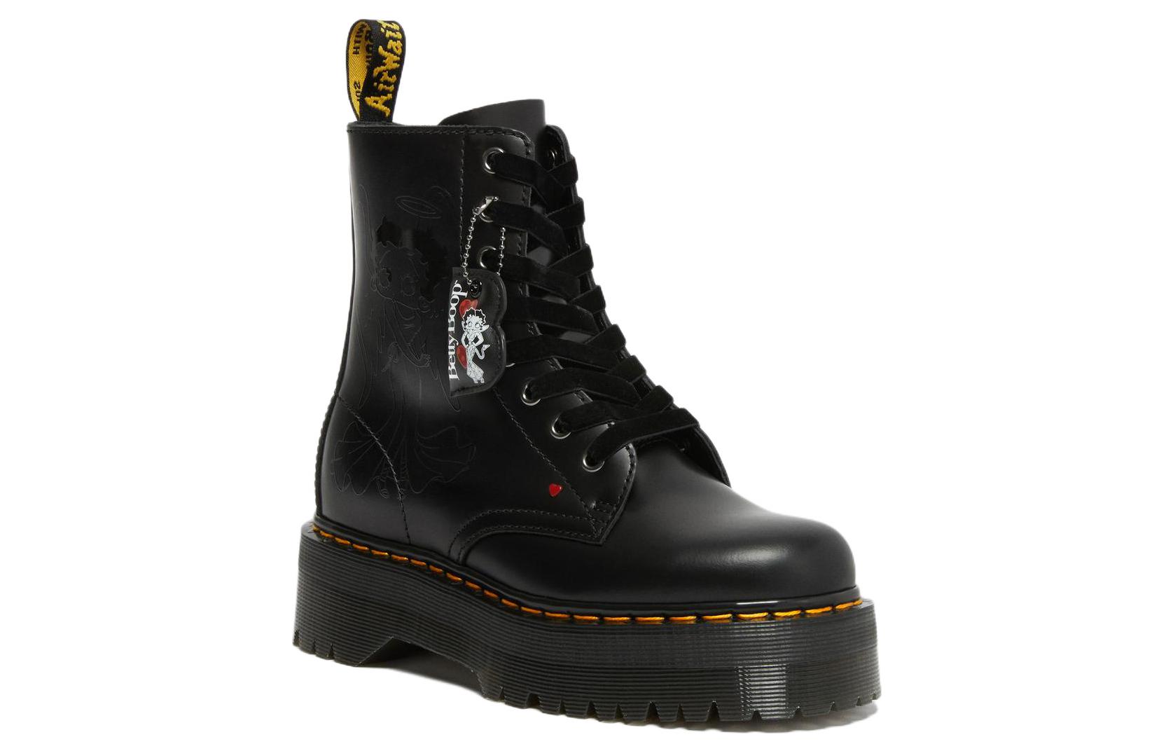 x Dr. Martens Betty Boop Jadon Leather Platforms Boot 'Black' 圖 2