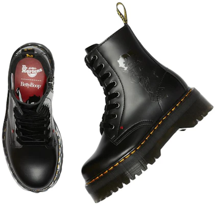 x Dr. Martens Betty Boop Jadon Leren Platform Laarzen ''Zwart'' 27932001 Lookbook x Dr. Martens Betty Boop Jadon Leren Platform Laarzen ''Zwart'' 27932001
