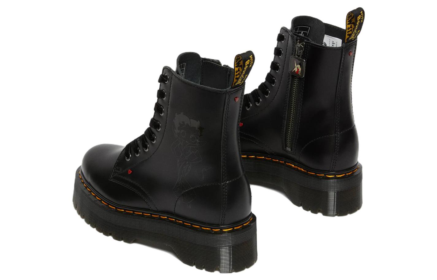 x Dr. Martens Betty Boop Jadon Leather Platforms Boot 'Black' 圖 4