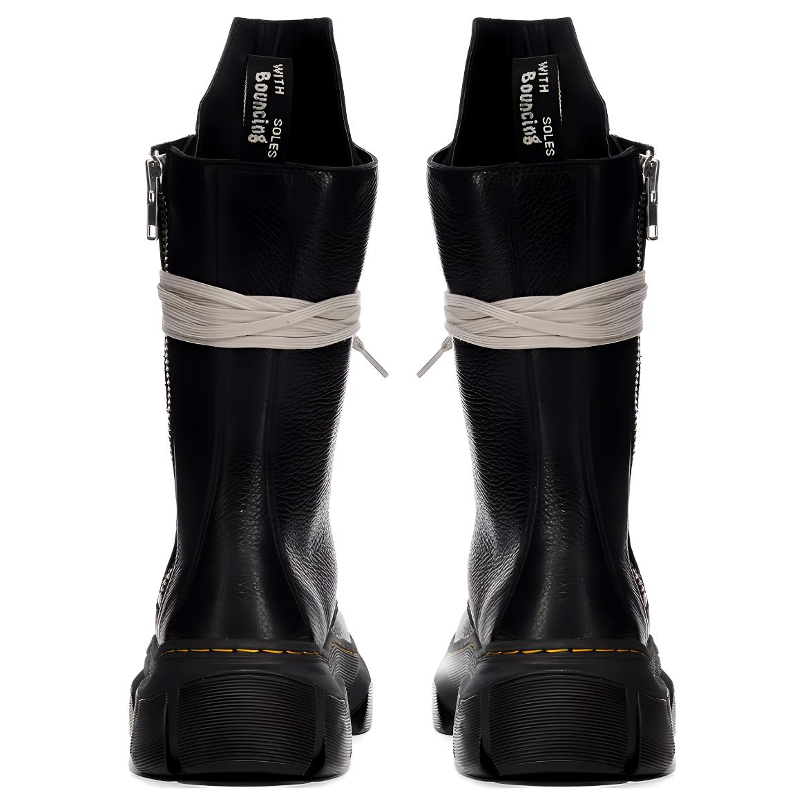 Shop x Dr. Martens Rick Owens 1918 DMXL Boots Betis Hitam Panjang Betis DM01D7808-0001-09