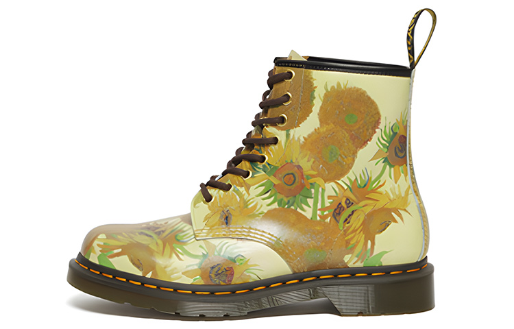 Buy x Dr. Martens The National Gallery 1460 Boots Kulit Bunga Matahari 'Kuning' 27928102