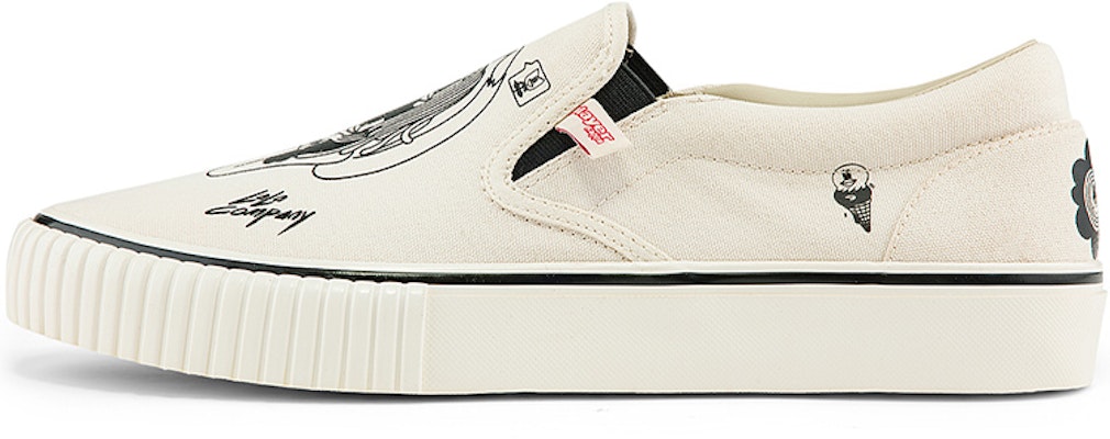 x Kappa Artist Collab Canvas Slip-On 'White' K0BX5VS16D-024 Buy x Kappa Artist Collab Canvas Slip-On 'White' K0BX5VS16D-024