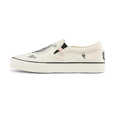 x Kappa Artist Collab Canvas Slip-On 'White'