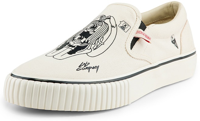 x Kappa Artist Collab Canvas Slip-On 'White' K0BX5VS16D-024 Order x Kappa Artist Collab Canvas Slip-On 'White' K0BX5VS16D-024