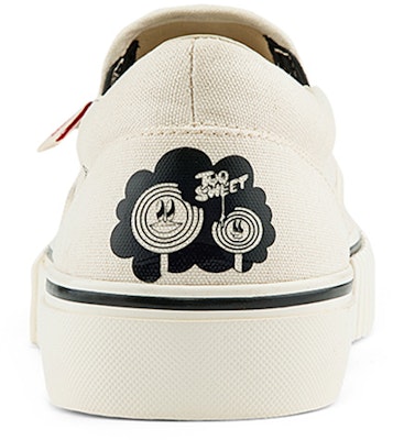 x Kappa Artist Collab Canvas Slip-On 'White' K0BX5VS16D-024 Details for x Kappa Artist Collab Canvas Slip-On 'White' K0BX5VS16D-024