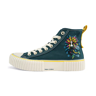 x Kappa Artist Collab High-Top Canvas 'Qing Jade Blue'