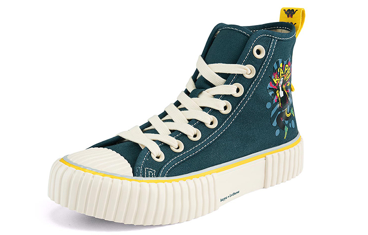 x Kappa Artist Collab High-Top Canvas 'Qing Jade Blue' 圖 3