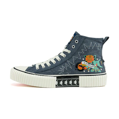 x Kappa Artist Collab High-Top Canvas 'Denim Blue'