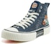 Order x Kappa Artist Collab High-Top Kanvas 'Denim Biru' K0BX5VS10D-878