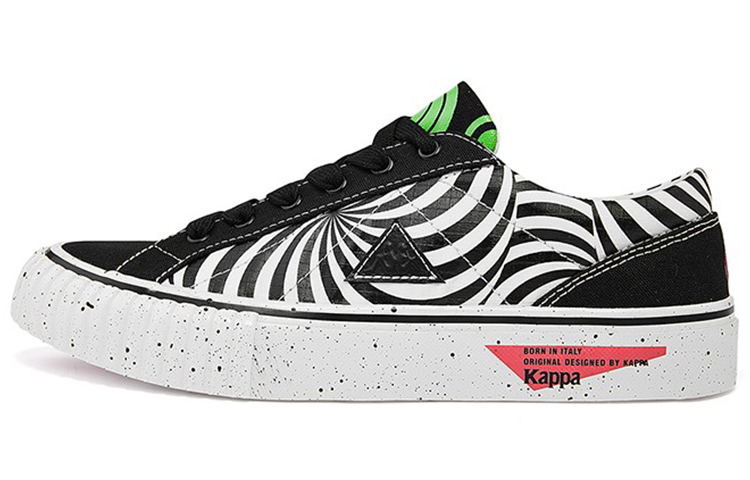 x Kappa Artist Collab Low-Top Sneaker 'Zebra Black and White'