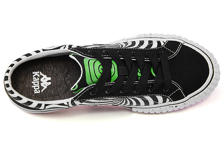 x Kappa Artist Collab Low-Top Sneaker 'Zebra Black and White' 圖 2