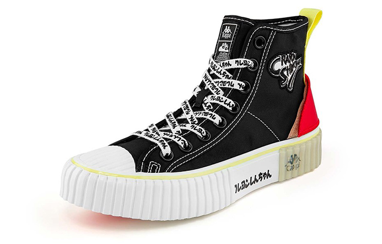 x Kappa Crayon Shinchan High 'Embroidered Black' 圖 2