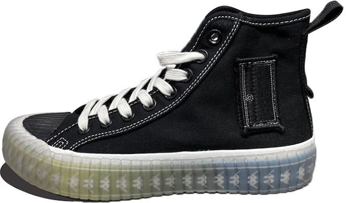 Kappa 哆啦A夢聯名款 串標 高幫 板鞋 男女同款 黑色 Buy Kappa 哆啦A夢聯名款 串標 高幫 板鞋 男女同款 黑色