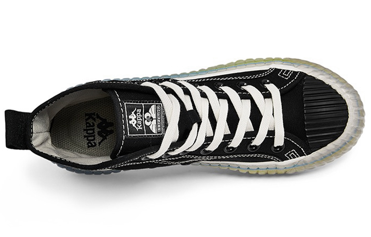 Lookbook Kappa 哆啦A夢聯名款 串標 高幫 板鞋 男女同款 黑色