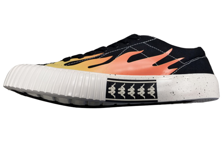 x Kappa One Piece 'Portgas D. Ace' Low Top Canvas 'Black' KPCBGVS53C-990