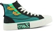 Order x Kappa One Piece High-Top Canvas 'Hitam Hijau' KPCBEVS82C-3604