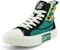 x Kappa One Piece High-Top Canvas 'Hitam Hijau' KPCBEVS82C-3604