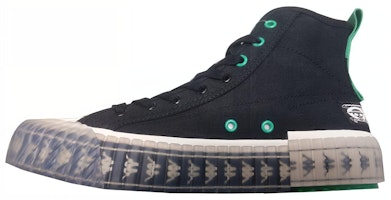 x Kappa One Piece High-Top Canvas 'Zoro Black Green' KPCBGVS51C-990 x Kappa One Piece High-Top Canvas 'Zoro Black Green' KPCBGVS51C-990