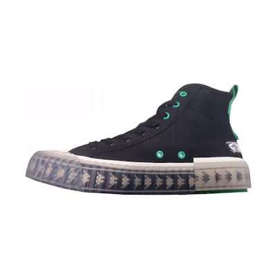 x Kappa One Piece High-Top Canvas 'Zoro Black Green'