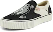 Order x Kappa Speler Kunstenaarscollab Slip-On Canvas ''Zwart'' K0BX5VS16D-990A