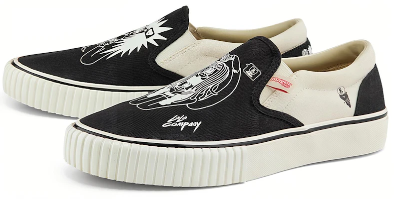 x Kappa Speler Kunstenaarscollab Slip-On Canvas ''Zwart'' K0BX5VS16D-990A Shop x Kappa Speler Kunstenaarscollab Slip-On Canvas ''Zwart'' K0BX5VS16D-990A