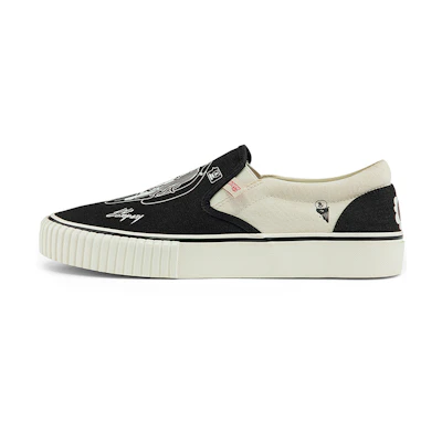 x Kappa Player Artist Collab Slip-On Canvas 'Black'