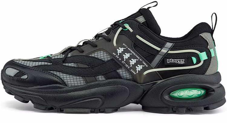 x-kappa-zhao-deyu-retro-low-top-dad-shoes-black-green-k0-bx-5-mm-01-d-990