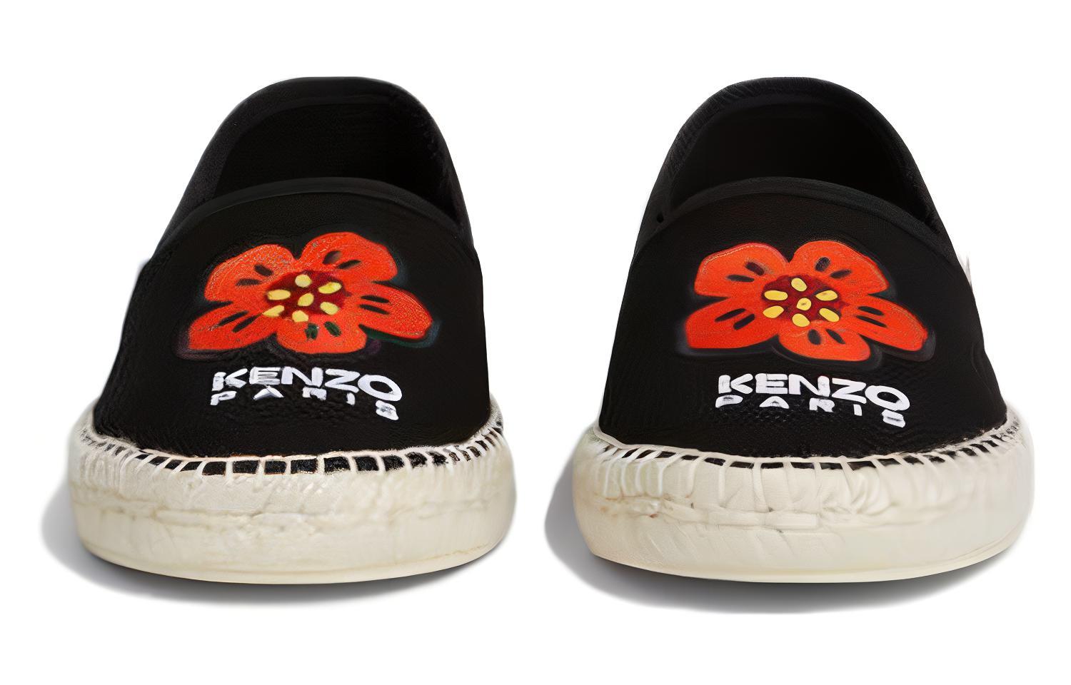 Order x Kenzo BOKE 'Serie Floral Moda Zapatillas de Pescador' Negras FD65ES020F76.99