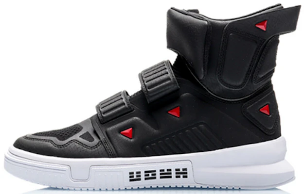 李寧 CF 藏易 2019紐約時裝週走秀系列 COUNTERFLOW 溯 X 陳鵬 高幫 復古籃球鞋 男款 黑 Buy 李寧 CF 藏易 2019紐約時裝週走秀系列 COUNTERFLOW 溯 X 陳鵬 高幫 復古籃球鞋 男款 黑