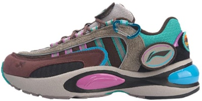 x Li-Ning Cushion 'Dark Grey Brown' ARHP189-1 x Li-Ning Cushion 'Dark Grey Brown' ARHP189-1