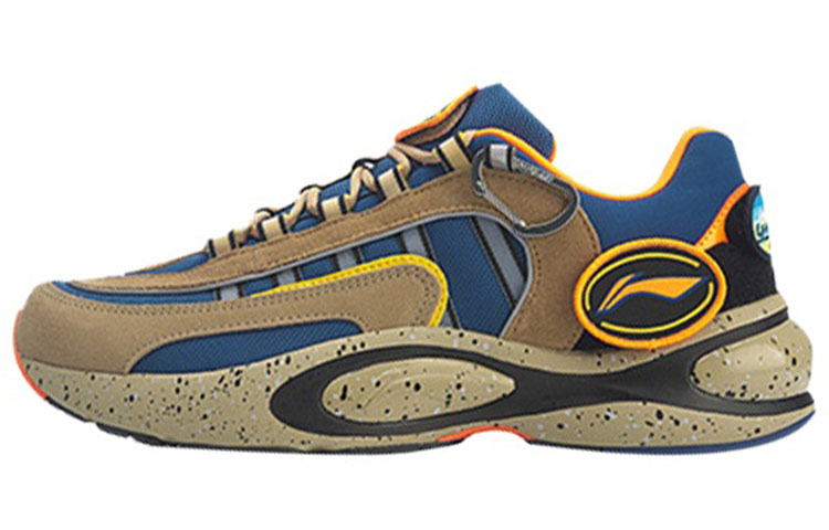 x Li-Ning Cushion 'Kahki Brown Navy' ARHP189-2