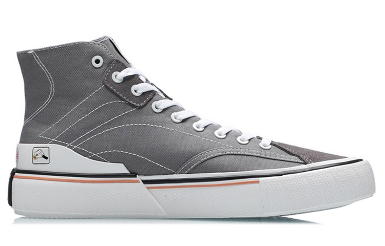 Order 李寧 x ミッキーマウス ハイカットキャンバス (グレー/ホワイト) AECR007-2