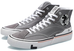 x Li-Ning Mickey Mouse Canvas HI Kasut 'Kelabu Putih' AECR007-2 Lookbook x Li-Ning Mickey Mouse Canvas HI Kasut 'Kelabu Putih' AECR007-2