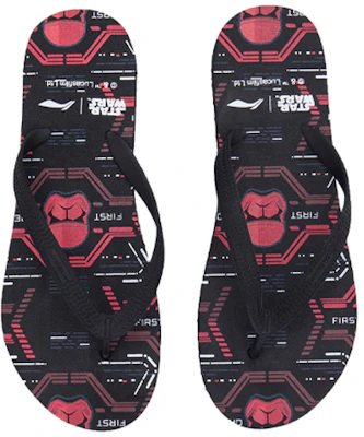 x Li-Ning Star Wars LN Floper Sandalen Schwarz/Rot AGAQ005-3 Shop x Li-Ning Star Wars LN Floper Sandalen Schwarz/Rot AGAQ005-3