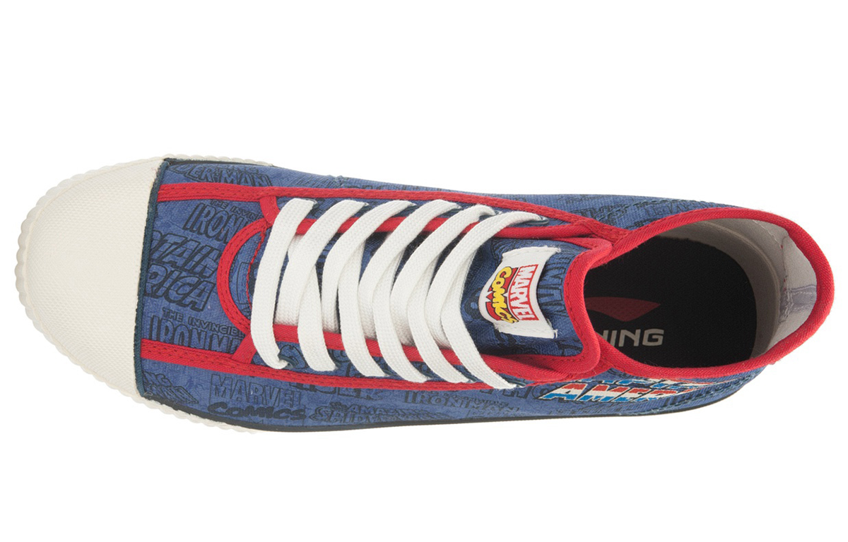 Lookbook 李寧 マーベル キャプテンアメリカ ハイ "ストリート青白" ALAK089-2