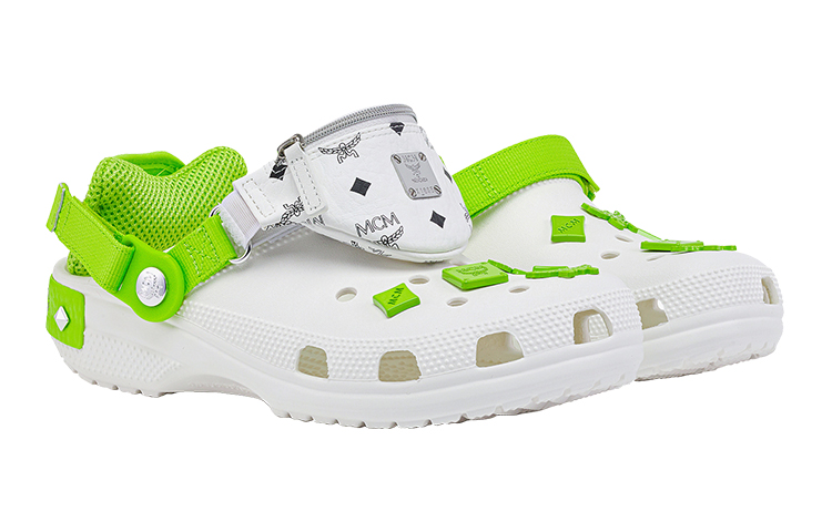 Lookbook MCM x クロックス 白 (MCM x Crocs White) MEXDSMM10WT