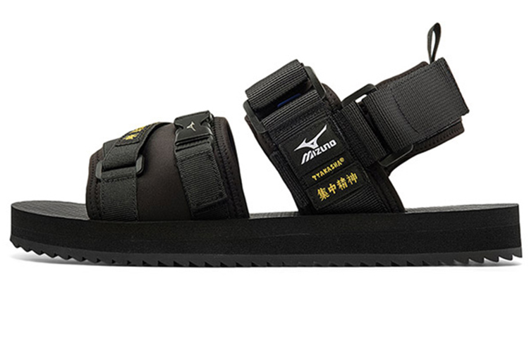 x Mizuno Crossover Black Sandals