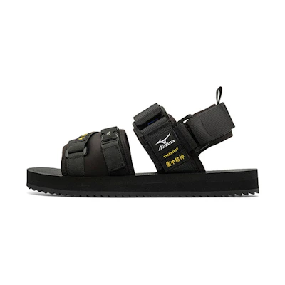 x Mizuno Crossover Black Sandals