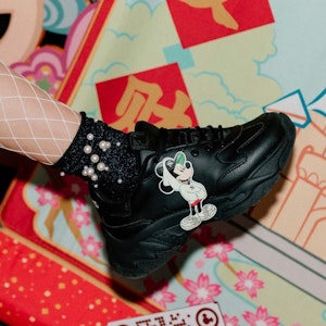 x MLB Disney Bigball Chunky 'Hitam Vintage Low-Top' 32SHCK011-50L Cheap x MLB Disney Bigball Chunky 'Hitam Vintage Low-Top' 32SHCK011-50L