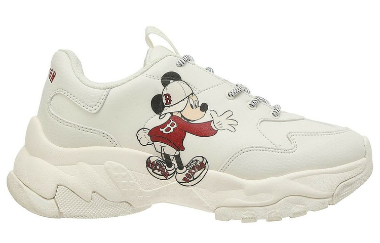 Order MLB x 迪士尼 米奇聯名 復古老爹鞋 白色 男女同款