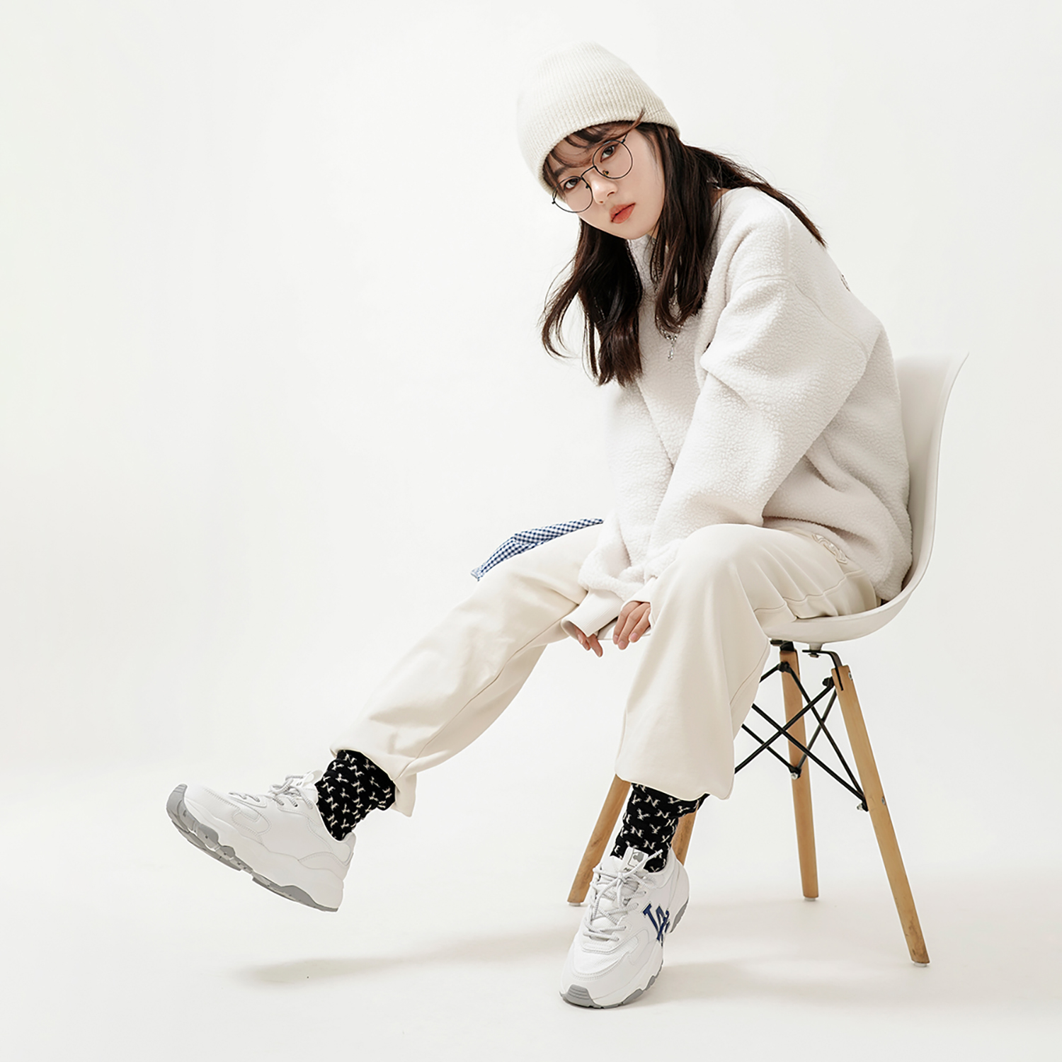 Sizing x MLB ドジャース 厚底ローカット(青) 3ASHC312N-07BLD