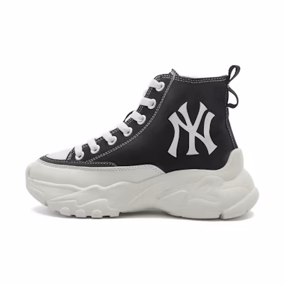 x MLB New York Yankees Canvas High-Top 'Black Platform'