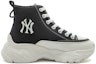 Order MLB New York Yankees Canvas High-Top 'Black Platform' Hitam Tinggi 3ASHUL12N-50BKS