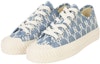 Order MLB ヤンキース キャンバス ロー "青白" (MLB Yankees Canvas Low "Blue White") 32SHPM011-50U